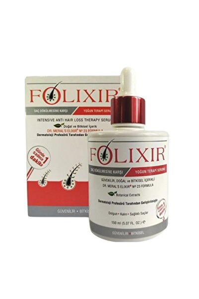 Folixir Elixir Saç Dökülmesine Karşı Mega Serum 150ml