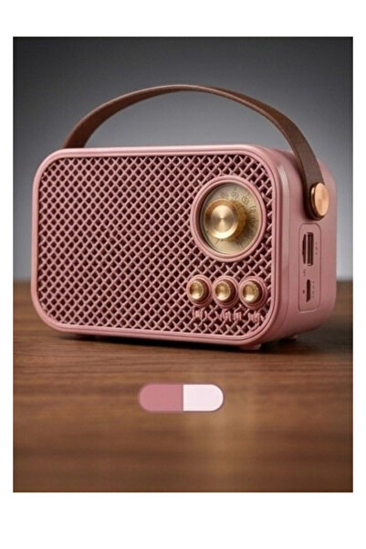 CEPAKS Taşınabilir Retro Mini Radyo Bluetooth Speaker | Radyo + USB + TF Kart...