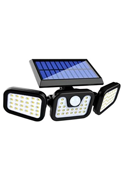 OEM Lampă Solară Triplu Cap 72 LED-uri, cu Senzor Mișcare, IP67 Rezistentă la...
