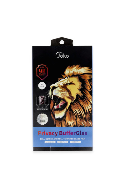 NewFace iPhone 14 Pro Max Buffer Ghost Glass Screen Protector - Black