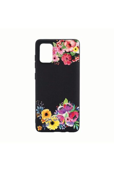 bestcase Θήκη σιλικόνης συμβατή με Samsung Galaxy A72, Λουλούδια, ανθεκτική σ...