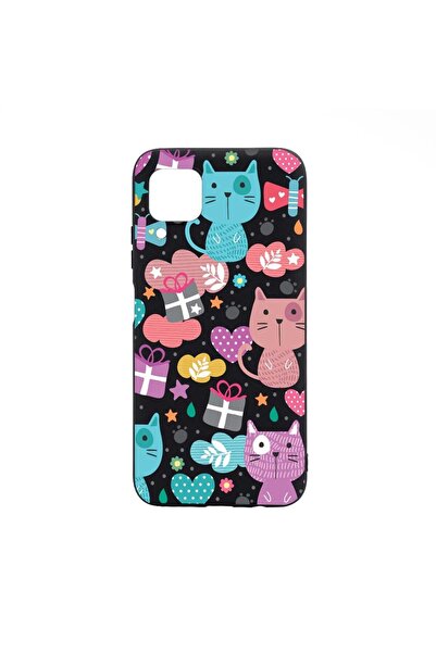 bestcase Θήκη σιλικόνης συμβατή με Samsung Galaxy M12, Χαριτωμένο Γατάκι, ανθ...