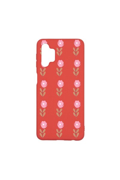 bestcase Θήκη σιλικόνης, Συμβατή με Samsung Galaxy A32 5G, Σχέδιο λουλουδιών,...