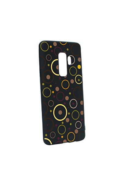 bestcase Силиконов калъф, съвместим със Samsung Galaxy S9, с кръгли мотиви, у...