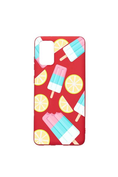 bestcase Θήκη σιλικόνης, Συμβατή με Samsung Galaxy A02s, Σχέδιο Παγωτό, Ανθεκ...