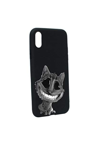 bestcase Θήκη σιλικόνης συμβατή με Apple iPhone XS Max, Crazy Cat, ανθεκτική ...