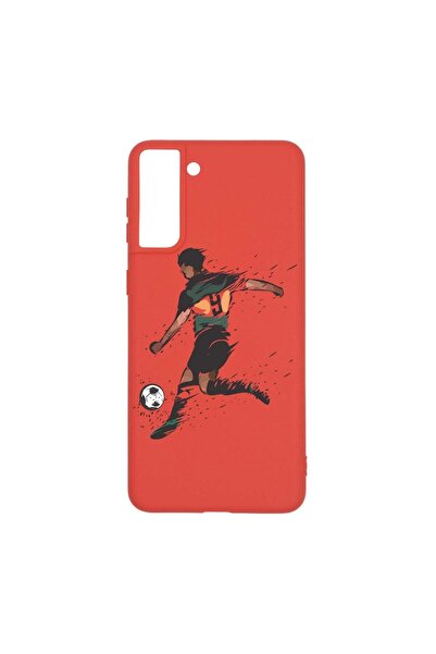 bestcase Θήκη σιλικόνης, Συμβατή με Samsung Galaxy S21 Plus, Ποδόσφαιρο, ανθε...