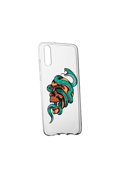 bestcase Husa Silicon Compatibila cu Samsung Galaxy A13, Skull, rezistenta la...