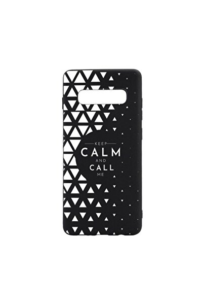 bestcase Θήκη σιλικόνης συμβατή με Samsung Galaxy S10, Keep Calm, ανθεκτική σ...
