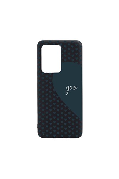 bestcase Θήκη σιλικόνης συμβατή με Samsung Galaxy S21 Ultra, Σ' αγαπώ, ανθεκτ...