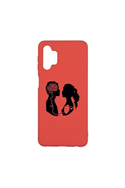 bestcase Θήκη σιλικόνης, Συμβατή με Samsung Galaxy A32 5G, Αγάπη με Εγκέφαλο,...