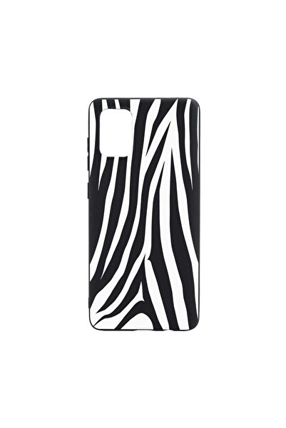 bestcase Силиконов калъф, съвместим с Xiaomi Redmi Note 10 5G, Зебра, устойчи...