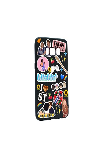 bestcase Θήκη σιλικόνης συμβατή με Samsung Galaxy S8, Φίλοι δεν ψεύτιζουν, αν...