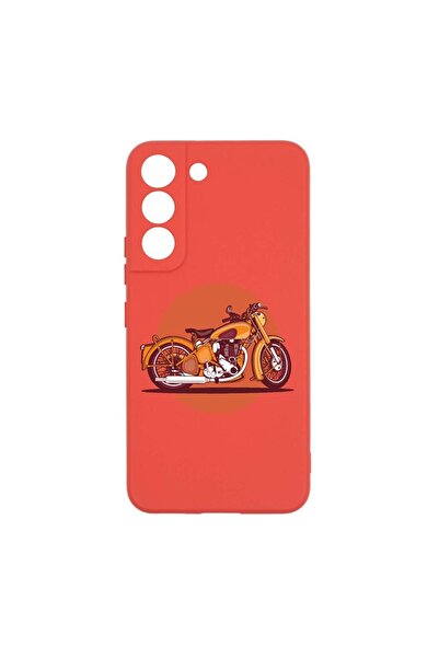 bestcase Θήκη σιλικόνης, Συμβατή με Samsung Galaxy S22 Plus, Ρετρό ποδήλατο, ...