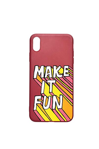 bestcase Θήκη σιλικόνης, Συμβατή με Apple iPhone XR, Make It Fun, ανθεκτική σ...