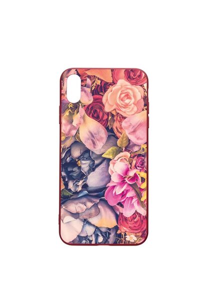 bestcase Θήκη σιλικόνης, Συμβατή με Apple iPhone XR, Φλοράλ, Ανθεκτική στη φθ...