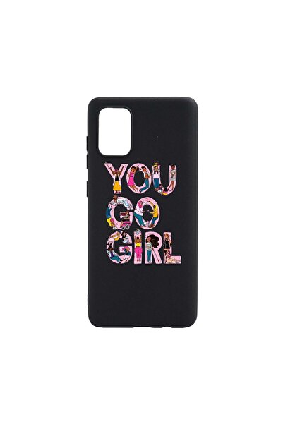 bestcase Θήκη σιλικόνης, Συμβατή με Samsung Galaxy A13 4G, Girl Power, ανθεκτ...