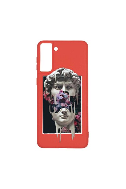 bestcase Θήκη σιλικόνης, Συμβατή με Samsung Galaxy S21 Plus, Άγαλμα Ντέιβιντ,...