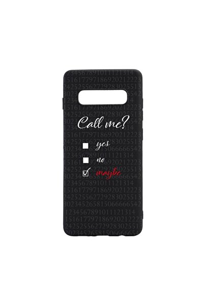 bestcase Θήκη σιλικόνης συμβατή με Samsung Galaxy S10 Plus, Call Me?, ανθεκτι...