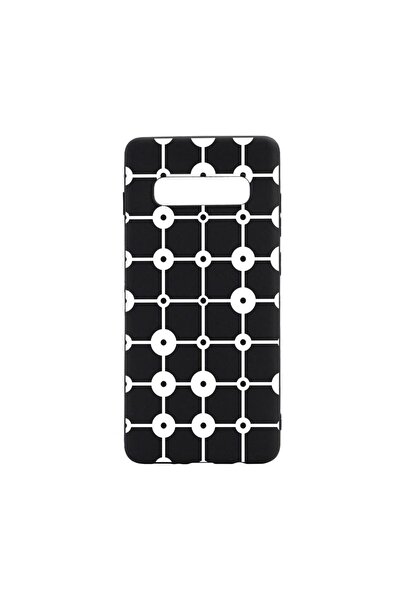 bestcase Θήκη σιλικόνης συμβατή με Samsung Galaxy S10 Plus, Σχέδιο γραμμών, α...