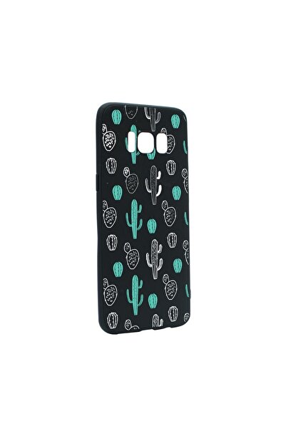 bestcase Θήκη σιλικόνης συμβατή με Samsung Galaxy S8, Κάκτος, ανθεκτική στη φ...