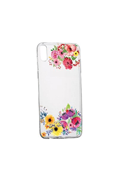 bestcase Husa Silicon Compatibila cu Samsung Galaxy A02, Flowers, rezistenta ...