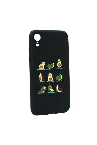 bestcase Husa Silicon Compatibila Cu Apple iPhone XR, Avocado Yoga, rezistent...