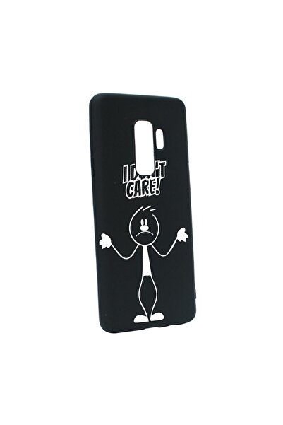 bestcase Силиконов калъф, съвместим със Samsung Galaxy S9, Не ми пука, устойч...