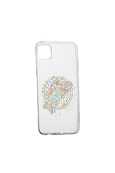 bestcase Θήκη σιλικόνης, Συμβατή με Samsung Galaxy M22, Νέον Ψάρι, Ανθεκτική ...