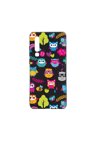 bestcase Θήκη σιλικόνης συμβατή με Huawei P30, OWL, ανθεκτική στη φθορά, B 43