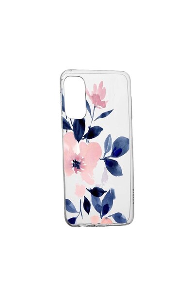 bestcase Θήκη με λουλούδια σιλικόνης, Παστέλ χρώματα, Συμβατή με Samsung Gala...