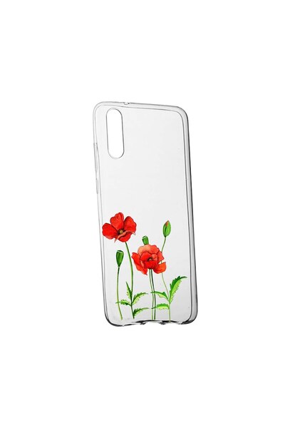 bestcase Husa Silicon Red Flower, Compatibila Cu Samsung Galaxy A13, rezisten...