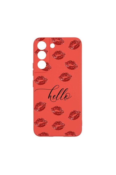 bestcase Husa Silicon, Compatibila Cu Samsung Galaxy S22 Plus, Hello Kisses, ...