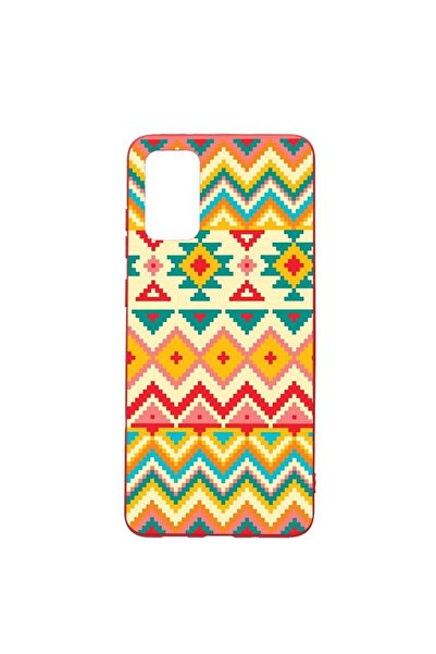 bestcase Θήκη σιλικόνης, Συμβατή με Samsung Galaxy M02s, Αζτέκικο σχέδιο, ανθ...