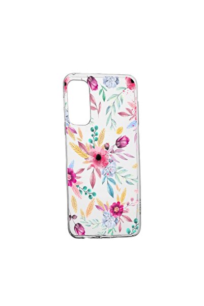 bestcase Θήκη σιλικόνης συμβατή με Samsung Galaxy F02s (2021), Χαρούμενα Λουλ...