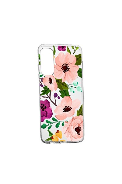 bestcase Θήκη σιλικόνης, Συμβατή με Samsung Galaxy A13 4G, Παστέλ λουλούδια, ...