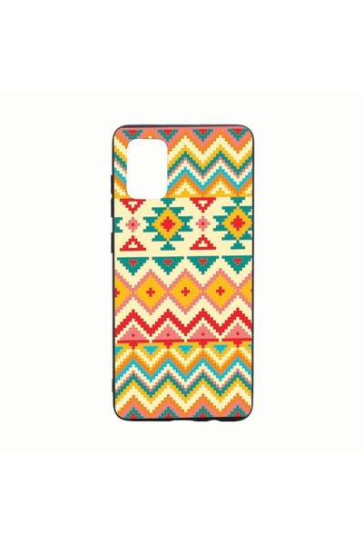 bestcase Θήκη σιλικόνης συμβατή με Samsung Galaxy A52s 5G, Αζτέκικο σχέδιο, α...