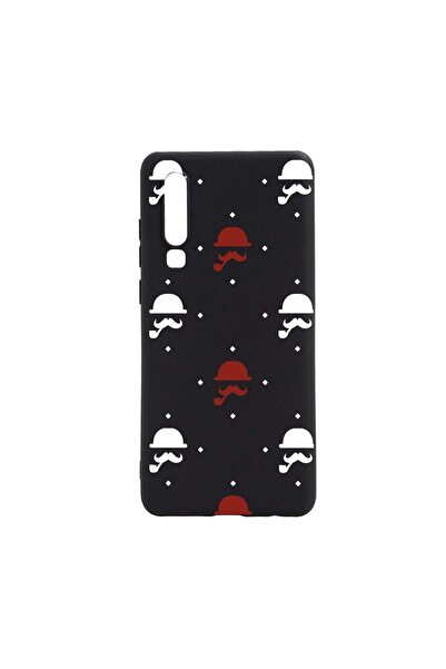bestcase Husa Silicon Compatibila Cu Huawei P30, Mustache, rezistenta la uzur...