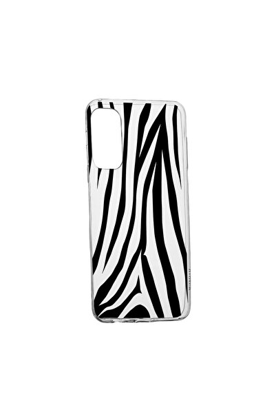 bestcase Θήκη σιλικόνης συμβατή με Samsung Galaxy S22 Ultra, Μαύρη Ζέβρα, ανθ...