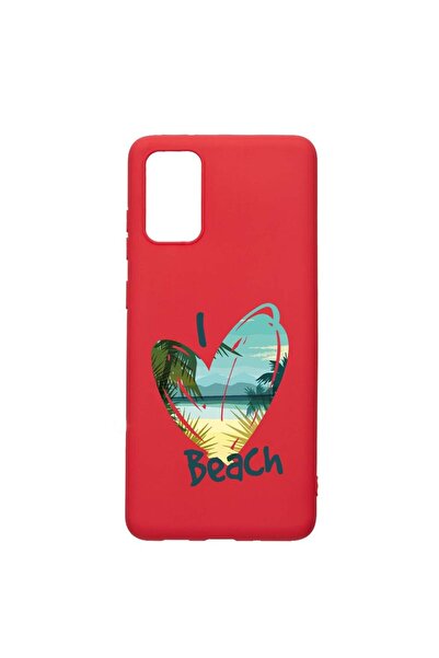 bestcase Θήκη σιλικόνης, Συμβατή με Samsung Galaxy A03s, Λατρεύω την παραλία,...