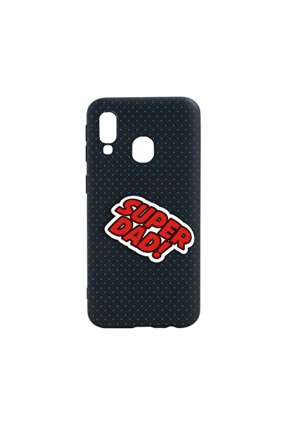 bestcase Husa Silicon Compatibila Cu Samsung Galaxy A40, Super Dad, rezistent...