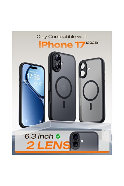 bestcase Αντικραδασμική Θήκη TPU MagSafe Shield, Μαύρη, για iPhone 17