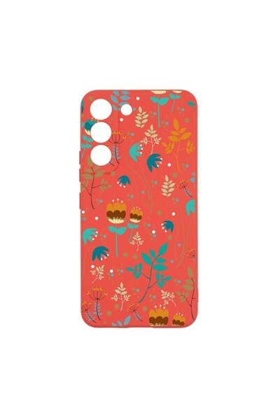 bestcase Θήκη σιλικόνης, Συμβατή με Samsung Galaxy S22 Plus, Ανοιξιάτικα λουλ...