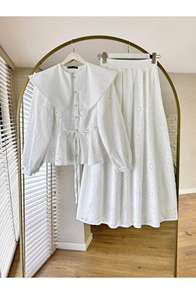 ensade Set bluză și fustă căptușită Nishh Brode