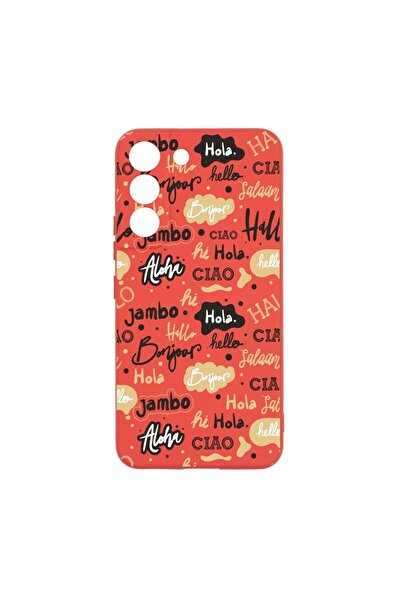 bestcase Θήκη σιλικόνης, Συμβατή με Samsung Galaxy S22 Plus, Hello, ανθεκτική...