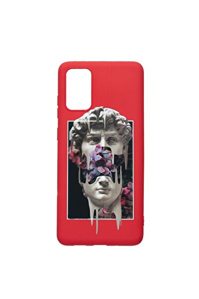 bestcase Θήκη σιλικόνης, Συμβατή με Samsung Galaxy A02s, Άγαλμα Ντέιβιντ, ανθ...