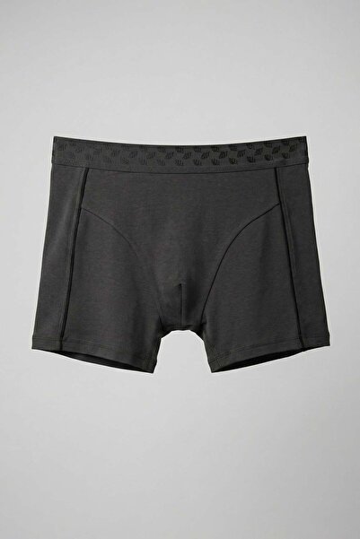 ablukaonline Ανδρικό βαμβακερό ελαστικό μποξεράκι μοντάλ καπνιστό