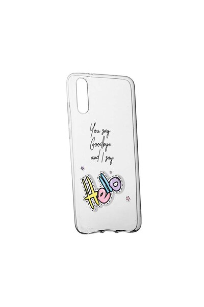 bestcase Θήκη σιλικόνης συμβατή με Samsung Galaxy A13, Πες Γεια, ανθεκτική στ...