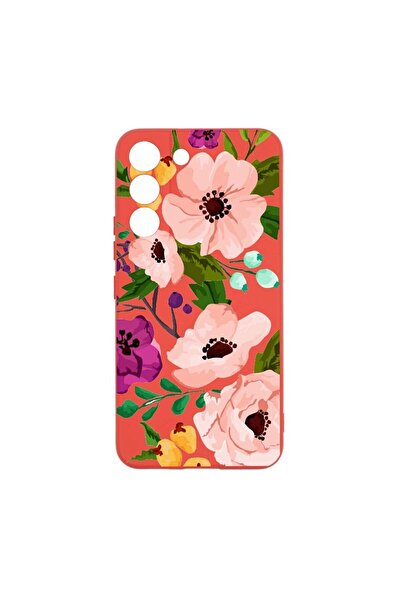 bestcase Θήκη σιλικόνης, Συμβατή με Samsung Galaxy S22 Plus, Παστέλ λουλούδια...