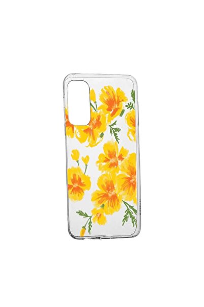 bestcase Θήκη με λουλούδια σιλικόνης, Παστέλ χρώματα, Συμβατή με Samsung Gala...